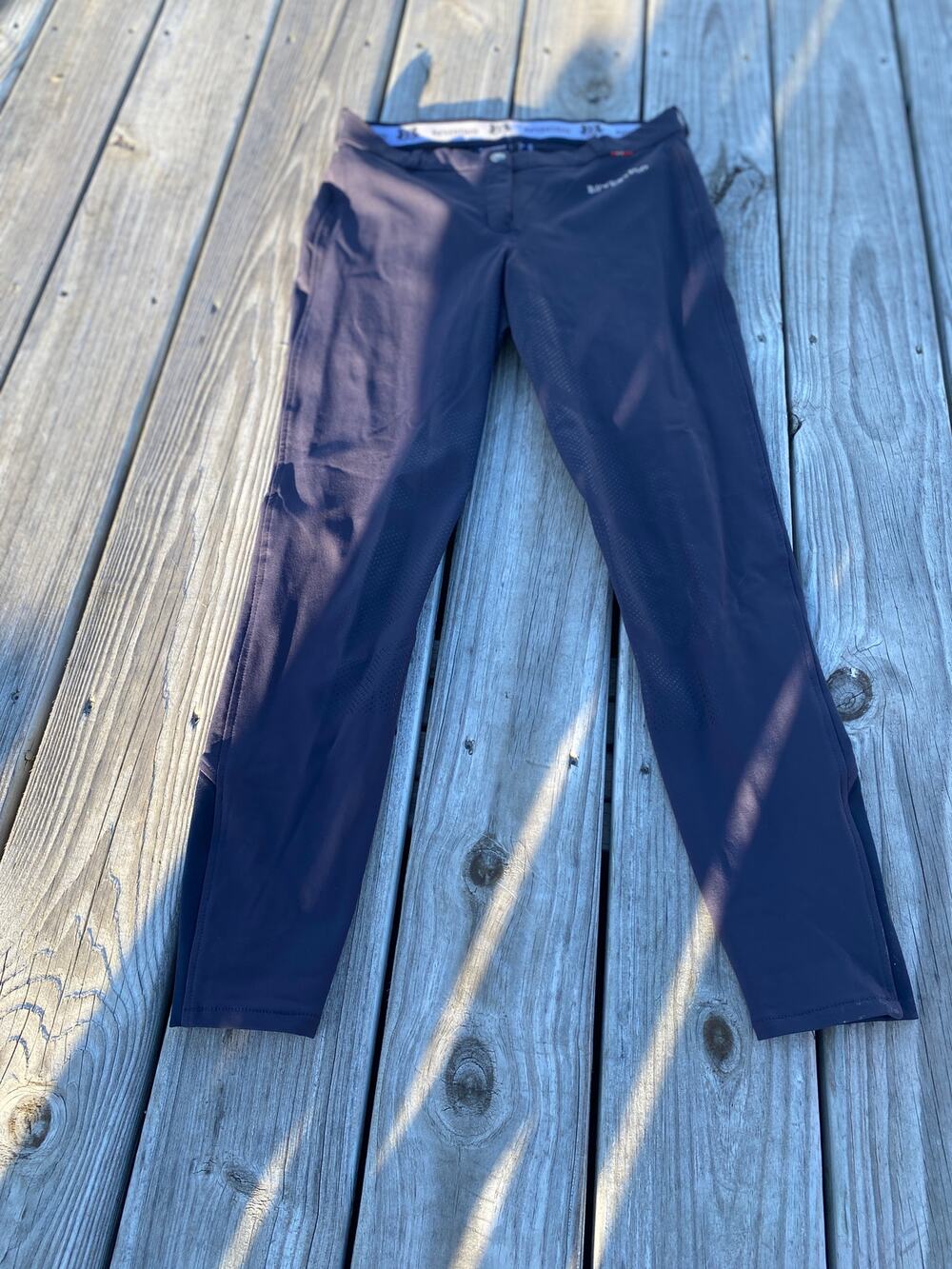 B Vertigo Women's Equestrian Horseback Riding Breeches - Navy - Size 28